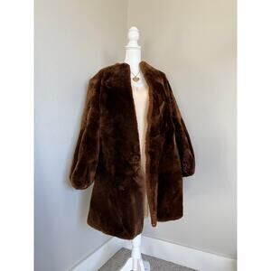 Vintage Mouton Fur Coat